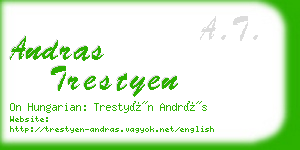 andras trestyen business card